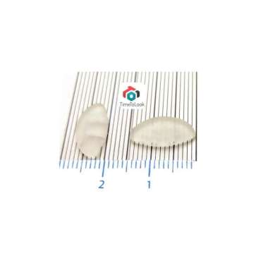 Nosepad Kacamata Silicon Bantalan Hidung Nose Pad Porsche Design Putih