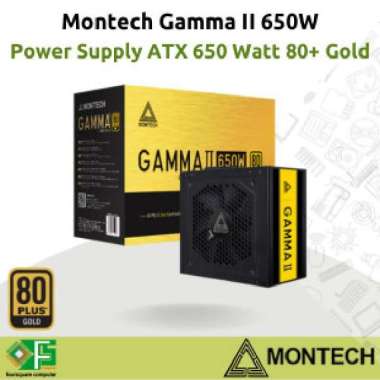 PSU Montech Gamma II 650 Watt 80 Plus Gold Modular | Power Supply 650w