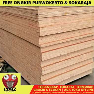 9 MM X 120 CM X 240 CM / KLI TRIPLEK MULTIPLEK PAPAN MERANTI FULL