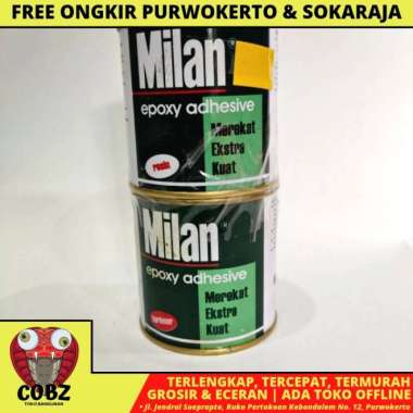 MILAN EPOXY ADHESIVE LEM EPOXY 1/4 KG RESIN + 1/4 KG HARDENER