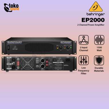 Behringer Europower EP2000 - 1000 Watt 2 Channel Power Amplifier