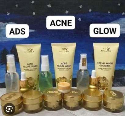 anzora - paket glow - paket acne - paket ads - anzora skincare Paket Acne