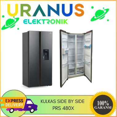 POLYTRON PRS 480X KULKAS SIDE BY SIDE