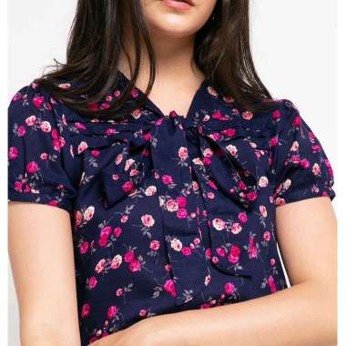Sophistix Tini Blouse in Navy Tini Blouse - L
