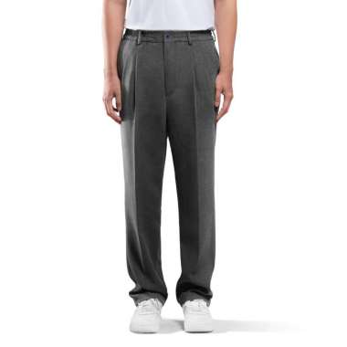 Kasual Celana Grey Classic Elastic Wide Pant S