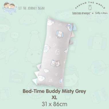 Baabaasheepz X Sallyandpiper Bedtime Buddy & Hug Buddy / Bantal Anak Bayi Baby Newborn Buddy Grey XL