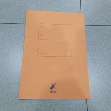 Map Snell Kertas / Spring File Kertas Folio / F4 Biola Orange