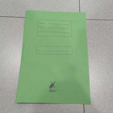 Map Snell Kertas / Spring File Kertas Folio / F4 Biola Hijau