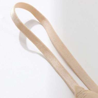 Ice Silk Tank Top Polos Kemben Panjang Halus Kaos Dalaman Sport Cantik Korean Hitam (Tali Bulat)