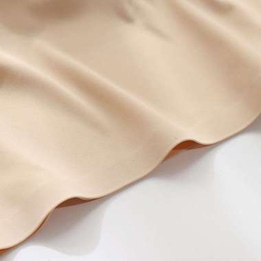 Ice Silk Tank Top Polos Kemben Panjang Halus Kaos Dalaman Sport Cantik Korean Putih (Tali Bulat)