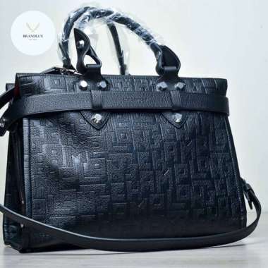 LONGCHAMP LA VOYAGEUSE CUIR LGP NOIR MEDIUM - 100% Authentic