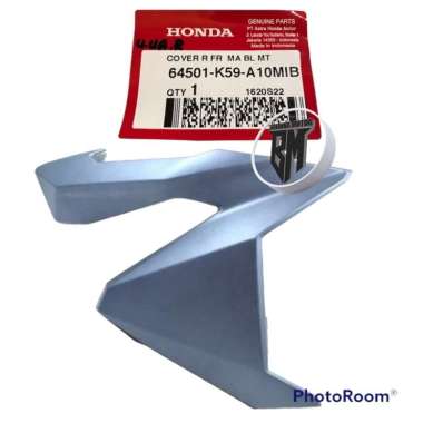 COVER SAYAP KANAN BIRU DOF VARIO 125 150 ORI HONDA 64501 K59 A10MIB