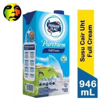 Promo Harga Frisian Flag Susu UHT Purefarm Full Cream 946 ml - Blibli