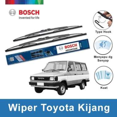 BOSCH WIPER KIJANG SUPER ADVANTAGE 16" & 16" - 2 PCS ORIGINAL