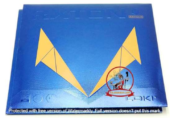 Karet Pingpong Loki RXTON 5 Blue ORIGINAL Hitam