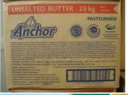 Butter Anchor Unsalted 25Kg