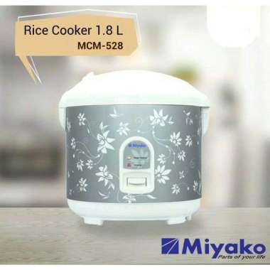 MIYAKO MCM 528 RICE COOKER 1,8 LITER / MAGIC WARM MIYAKO MCM528 / MAGIC COM MIYAKO MCM-528 (RANDOM)