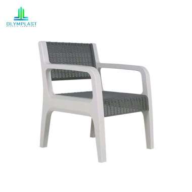 KURSI PLASTIK MINIMALIS KURSI RUANG TAMU KURSI SANTAI OSCR -1 SEATER