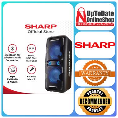 SPEAKER AKTIF SHARP PS-930 BLUETOOTH FLASHING LED LIGHT EXTRA EQUALIZER