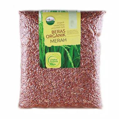 LINGKAR ORGANIK Beras Merah Organik 100gr Beras Organic 100gram / Beras Sehat / Beras Diet