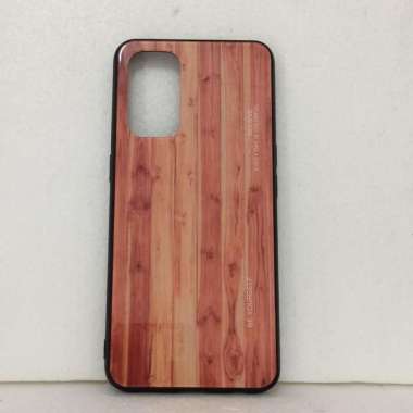 SOFT CASE OPPO A74 COVER CASE SLIM MOTIF KAYU ORIGINAL CASING E