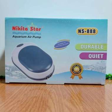 NIKITA STAR NS 888 AERATOR 2 LUBANG AIRPUMP AQUARIUM AERATOR AQUARIUM