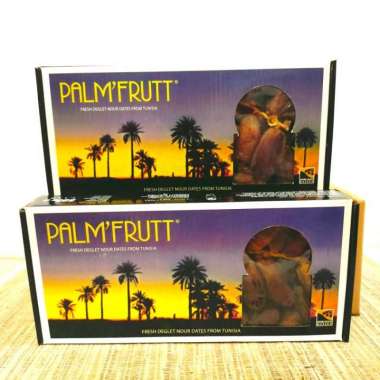 Kurma Palm'Fruit Kurma Tunisia Tangkai 500g dan Kurma Tunisia 250g Palm'Fruit 500g