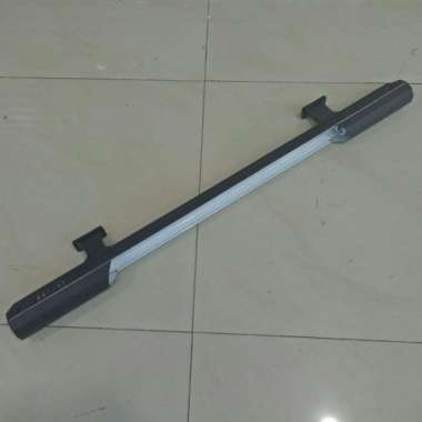 KAP LAMPU OUTBOW BAMBU HITAM 1X36W LED T8 120CM KANOPI ATAP MEMBRANE