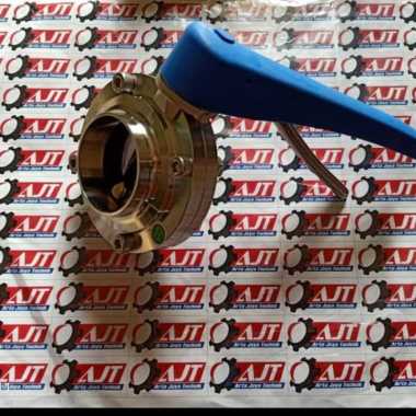 Butterfly Valve Sanitary SS 316L 2 1/2" (inch) SPV
