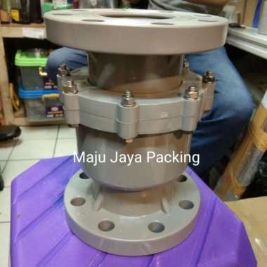 Swing check valve PVC flange 4" inch / Swing check PVC flange jis 10k