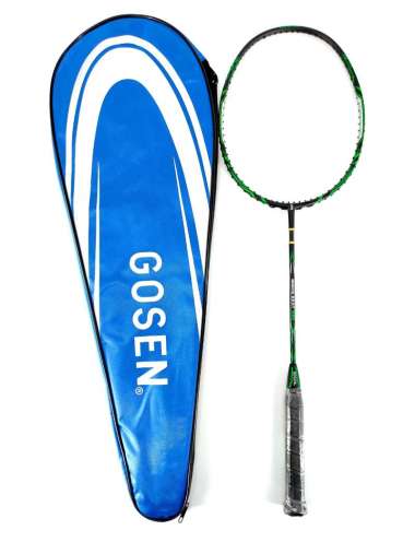 Gosen Roots Beat X80 (Black-Green) Raket Badminton