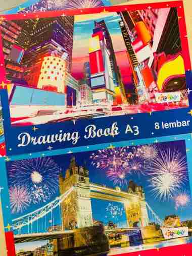 Buku gambar FORTE uk. A3 isi 8 Lembar