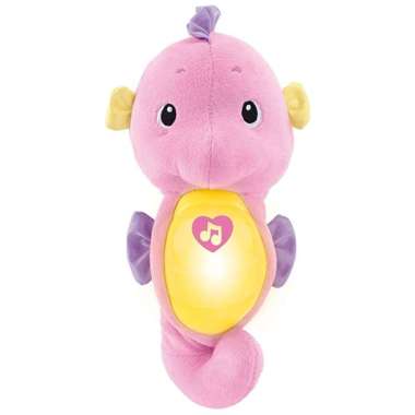Mainan Edukasi - Fisher Price Soothe & Glow Seahorse Pink