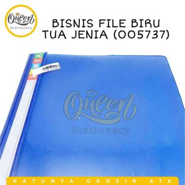 5 PCS BISNIS FILE JENIA / MAP FILE JENIA / BUSINESS FILE MAP SNEL SNELHECTER BIRU TUA (005737)