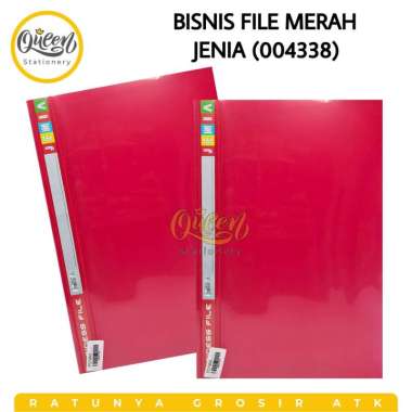 5 PCS BISNIS FILE JENIA / MAP FILE JENIA / BUSINESS FILE MAP SNEL SNELHECTER MERAH 004338