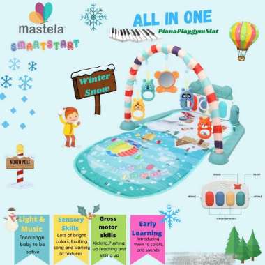TERMURAH BAMS] FREE BUBBLEWRAP MASTELA BABY PLAYMAT SET MUSIK BAYI PLAYGYM SPACE MASTELA MUSIC MATRA