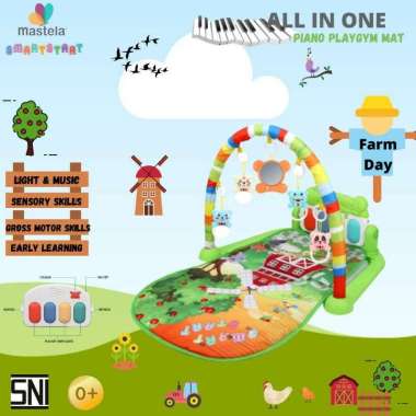 TERMURAH BAMS] FREE BUBBLEWRAP MASTELA BABY PLAYMAT SET MUSIK BAYI PLAYGYM SPACE MASTELA MUSIC MATRA