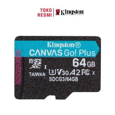 Kingston MicroSD Card Canvas Go! Plus Class 10 MicroSDXC 64GB