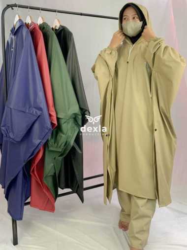 Jas Hujan BERLENGAN BESAR DAN KUAT /JAS HUJAN PONCO BATMAN - 45121 XXL biru