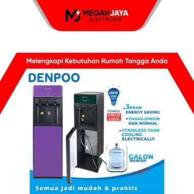 DENPOO DISPENSER GALON BAWAH PREMIUM 4B (NORMAL, COLD AND HOT)