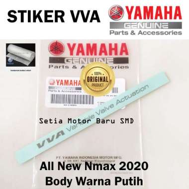 Stiker VVA Body Warna Putih All New Nmax N Max ABS NON ABS 2020 Asli Original Yamaha Surabaya B6HF83