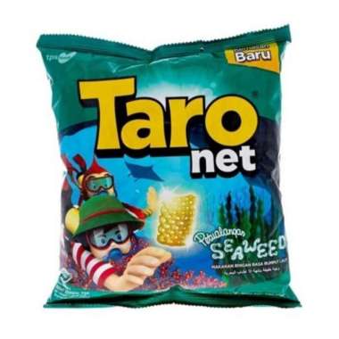 TARO NET 8gr MINI SEAWEED BARBEQUE BBQ CEMILAN ANAK MAKANAN RINGAN BINGKISAN ULTAH BIRTHDAY PARSEL H