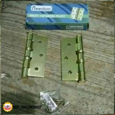 Iron Hinges Flat / Engsel Jendela 3" Inch Tebal Freedom