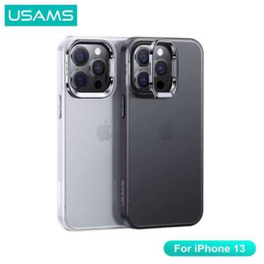 USAMS Eagle Series Protective Case with Hidden Holder iPhone 13 Series iPhone 13 Pro Putih