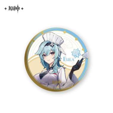 Eula Special Collaboration Can Badge 5,8cm - Genshin Impact x Pizza Hut