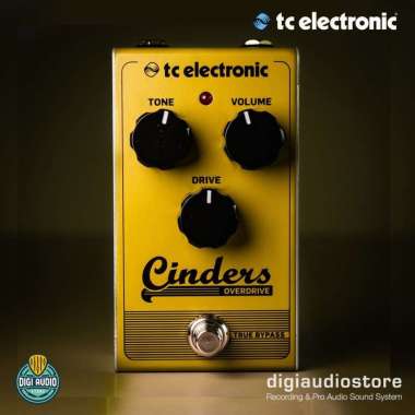 Efek Gitar Overdrive TC Electronic CINDERS OVERDRIVE Analog Guitar Effect Pedal Stompbox