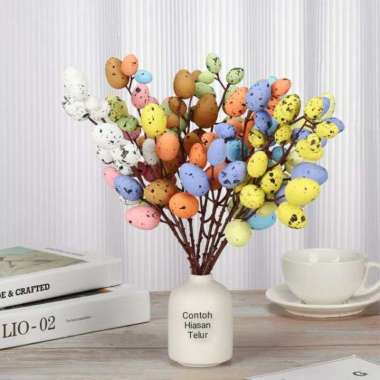 Gabus Telur Puyuh Styrofoam Egg Telur Palsu Putih