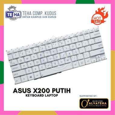 Keyboard Asus X200 F200 R202 Keyboard Laptop Asus X200 Series PUTIH