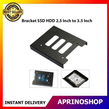 Bracket HDD SSD 2.5 Inch to 3.5 Inch Mounting HDD SSD Caddy Docking