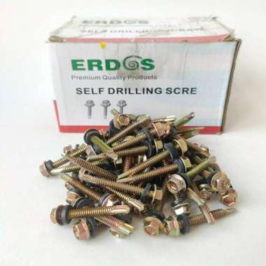 #12 X 40 MM / ERDOS BAUT ROOFING SCREW SEKRUP BAJA RINGAN PER BIJI